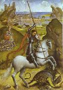 Rogier van der Weyden St. George and Dragon Sweden oil painting artist